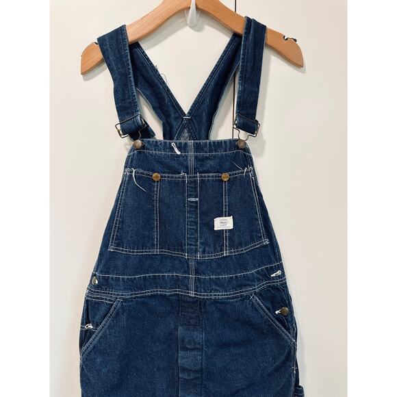 Vintage Unisex Overalls/ Bibs 70s Era Workwear Size S Mens Womens Med - Picture 6 of 11